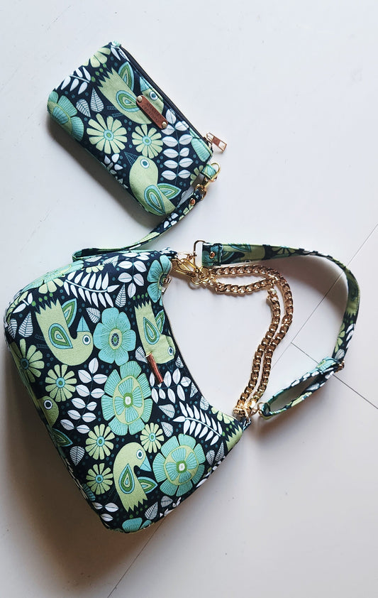 Crescent shoulder bag