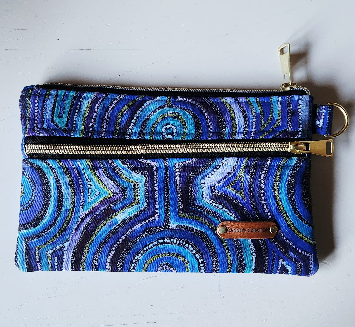 Emu Dreaming double zipper pouch